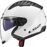 LS2 OF600 COPTER II GLOSS WHITE atviras šalmas XS