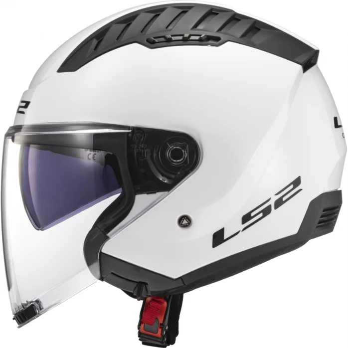 LS2 OF600 COPTER II GLOSS WHITE atviras šalmas XS