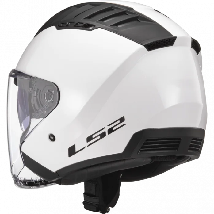 LS2 OF600 COPTER II GLOSS WHITE atviras šalmas XS