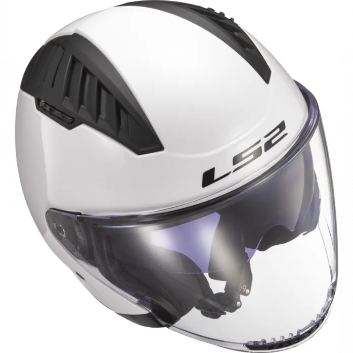 LS2 OF600 COPTER II GLOSS WHITE atviras šalmas XS