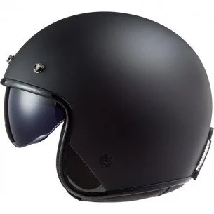 LS2 OF601 BOB II SOLID MATT BLACK atviras šalmas L
