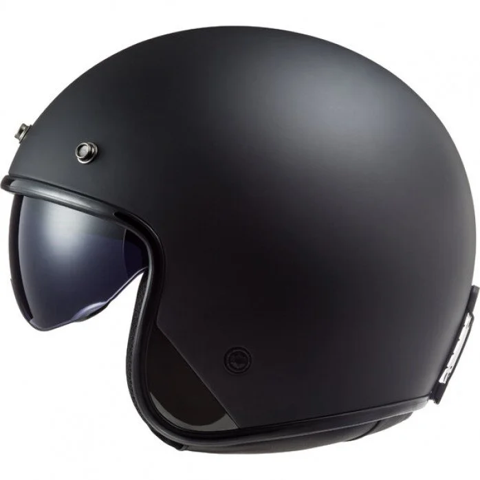 LS2 OF601 BOB II SOLID MATT BLACK atviras šalmas XS