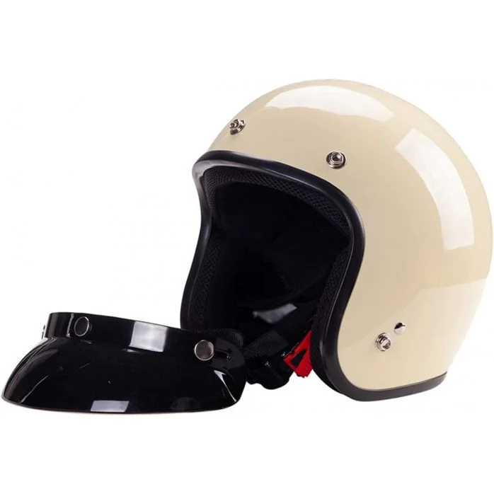 LS2 OF601 BOB II SOLID CREAM atviras šalmas XS