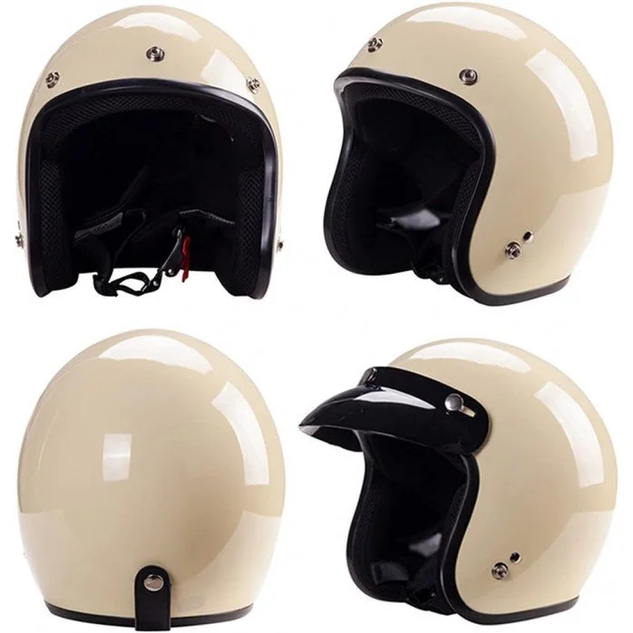LS2 OF601 BOB II SOLID CREAM atviras šalmas XS
