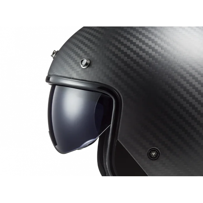 LS2 OF601 BOB II C STAR BLACK karboninis atviras šalmas XS