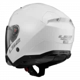 LS2 OF603 INFINITY II SOLID GLOSS WHITE atviras šalmas S