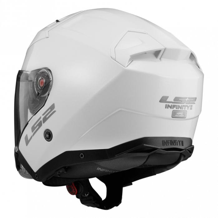 LS2 OF603 INFINITY II SOLID GLOSS WHITE atviras šalmas 3XL