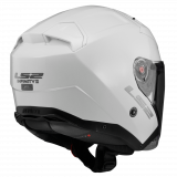 LS2 OF603 INFINITY II SOLID GLOSS WHITE atviras šalmas 3XL