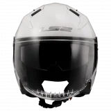 LS2 OF603 INFINITY II SOLID GLOSS WHITE atviras šalmas S