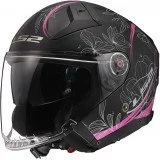 LS2 OF603 INFINITY II LOTUS MATT PINK atviras šalmas XS