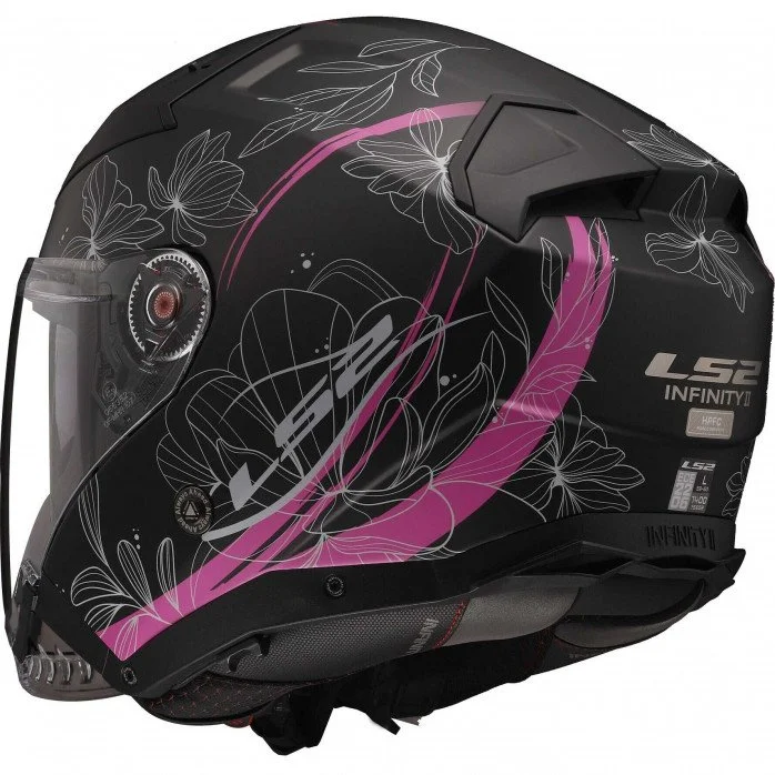 LS2 OF603 INFINITY II LOTUS MATT PINK atviras šalmas XS