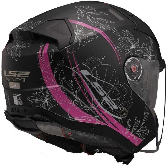 LS2 OF603 INFINITY II LOTUS MATT PINK atviras šalmas XS