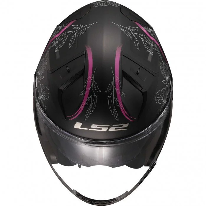 LS2 OF603 INFINITY II LOTUS MATT PINK atviras šalmas XS