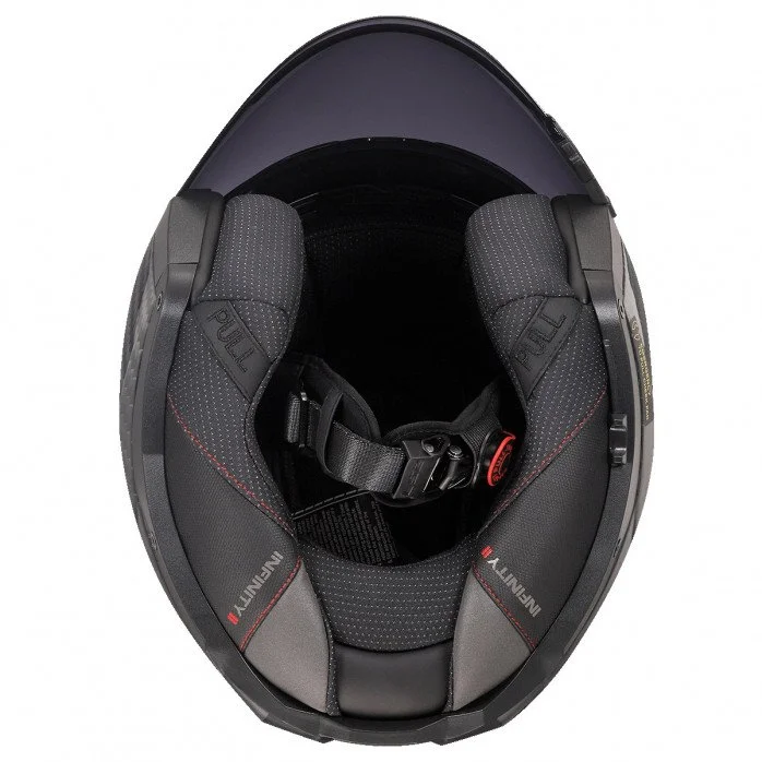 LS2 OF603 INFINITY II MATT CARBON karboninis atviras  3XL