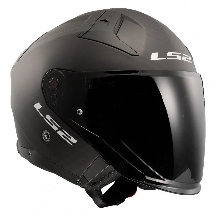 LS2 OF603 INFINITY II MATT CARBON karboninis atviras  3XL