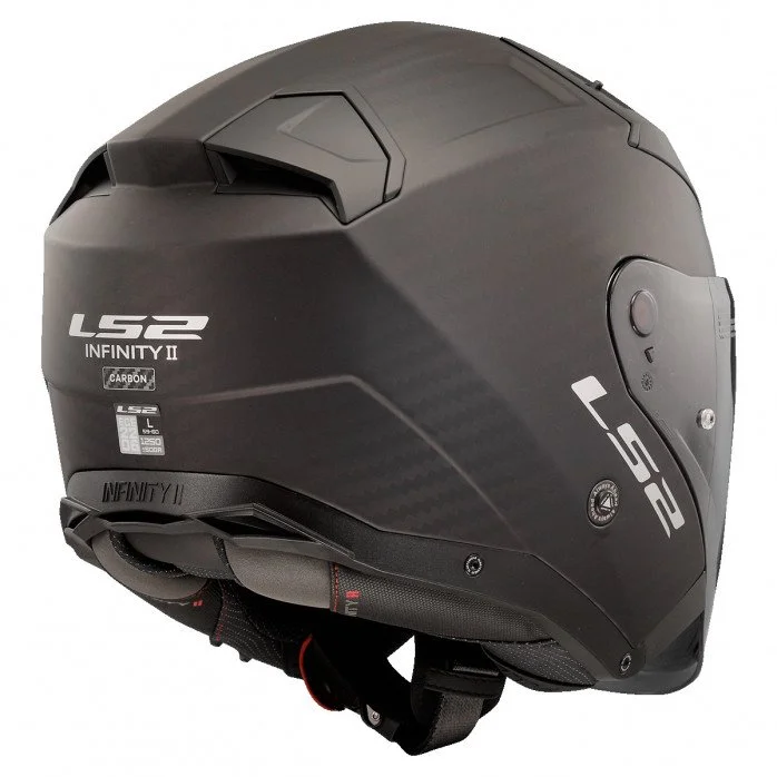 LS2 OF603 INFINITY II MATT CARBON karboninis atviras  3XL