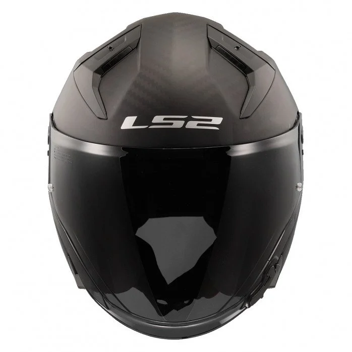 LS2 OF603 INFINITY II MATT CARBON karboninis atviras  3XL