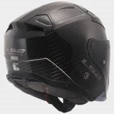 LS2 OF603 INFINITY II GLOSS CARBON karboninis atviras šalmas M