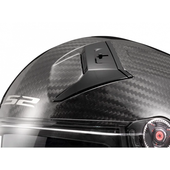 LS2 OF603 INFINITY II GLOSS CARBON karboninis atviras šalmas M