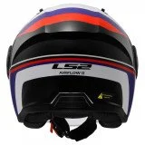 LS2 OF616 AIRFLOW II RUSH WHITE BLUE RED atviro tipo šalmas 3XL