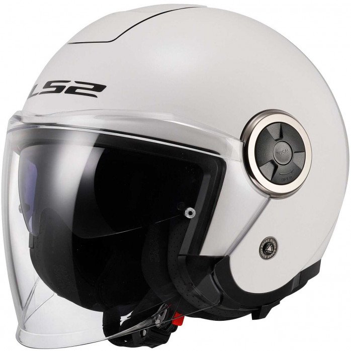 LS2 OF620 CLASSY SOLID WHITE atviras šalmas XS LS2 OF620 CLASSY SOLID WHITE atviras šalmas XS