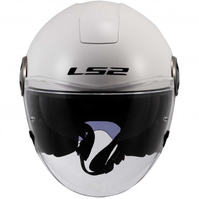 LS2 OF620 CLASSY SOLID WHITE atviras šalmas XS LS2 OF620 CLASSY SOLID WHITE atviras šalmas XS