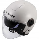 LS2 OF620 CLASSY SOLID WHITE atviras šalmas XS LS2 OF620 CLASSY SOLID WHITE atviras šalmas XS