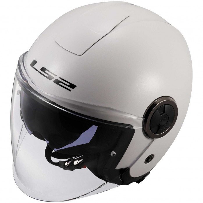 LS2 OF620 CLASSY SOLID WHITE atviras šalmas XS LS2 OF620 CLASSY SOLID WHITE atviras šalmas XS