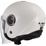 LS2 OF620 CLASSY SOLID WHITE atviras šalmas XS LS2 OF620 CLASSY SOLID WHITE atviras šalmas XS