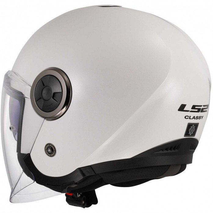 LS2 OF620 CLASSY SOLID WHITE atviras šalmas XS LS2 OF620 CLASSY SOLID WHITE atviras šalmas XS