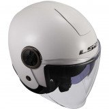 LS2 OF620 CLASSY SOLID WHITE atviras šalmas XS LS2 OF620 CLASSY SOLID WHITE atviras šalmas XS