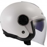 LS2 OF620 CLASSY SOLID WHITE atviras šalmas XS LS2 OF620 CLASSY SOLID WHITE atviras šalmas XS