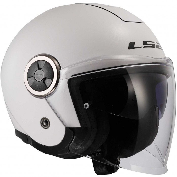 LS2 OF620 CLASSY SOLID WHITE atviras šalmas XS LS2 OF620 CLASSY SOLID WHITE atviras šalmas XS