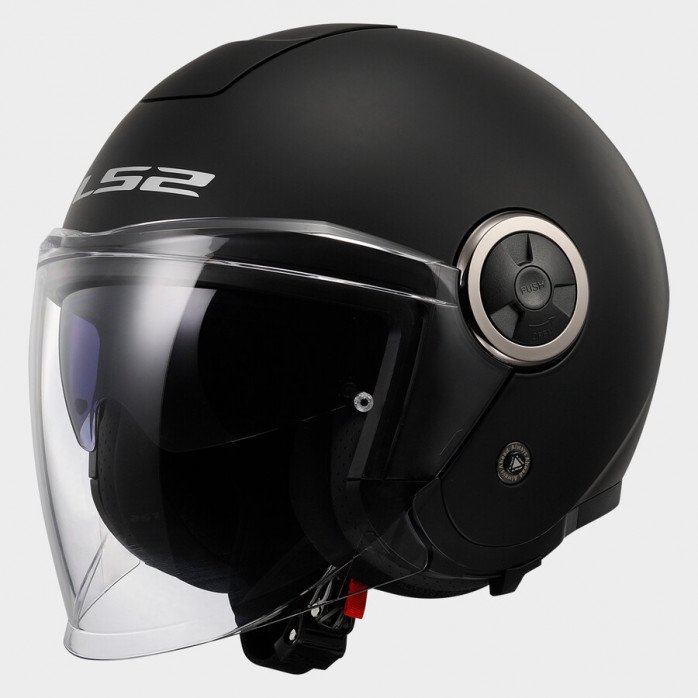 LS2 OF620 CLASSY SOLID MATT BLACK atviras šalmas XS LS2 OF620 CLASSY SOLID MATT BLACK atviras šalmas XS