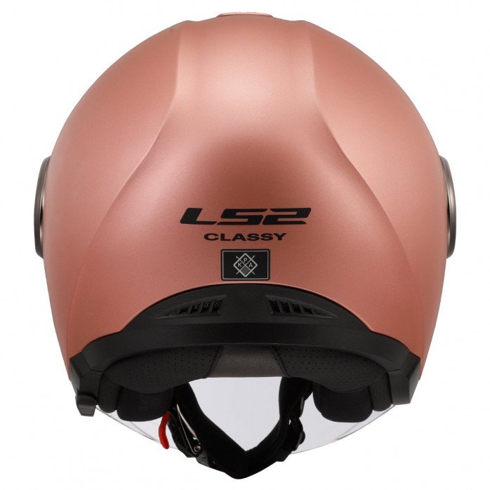 LS2 OF620 CLASSY SOLID MATT GOLD PINK atviras šalmas XS LS2 OF620 CLASSY SOLID MATT GOLD PINK atviras šalmas XS