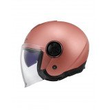 LS2 OF620 CLASSY SOLID MATT GOLD PINK atviras šalmas XS LS2 OF620 CLASSY SOLID MATT GOLD PINK atviras šalmas XS