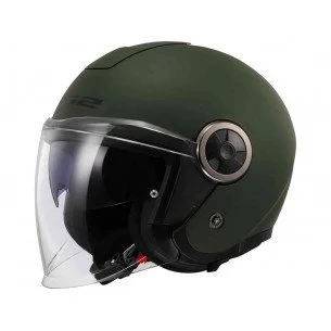 LS2 OF620 CLASSY SOLID MATT MILITARY GREEN atviras šalmas 3XL