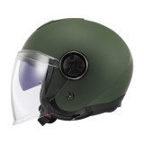 LS2 OF620 CLASSY SOLID MATT MILITARY GREEN atviras šalmas M LS2 OF620 CLASSY SOLID MATT MILITARY GREEN atviras šalmas M