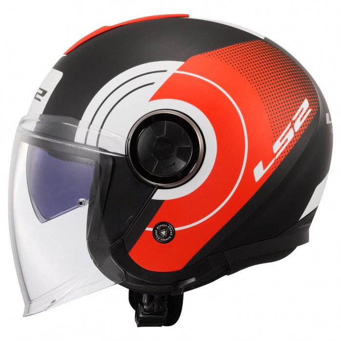 LS2 OF620 CLASSY DISKO MATT BLACK RED WHITE atviras šalmas S LS2 OF620 CLASSY DISKO MATT BLACK RED WHITE atviras šalmas S