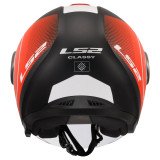 LS2 OF620 CLASSY DISKO MATT BLACK RED WHITE atviras šalmas S LS2 OF620 CLASSY DISKO MATT BLACK RED WHITE atviras šalmas S