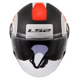 LS2 OF620 CLASSY DISKO MATT BLACK RED WHITE atviras šalmas S LS2 OF620 CLASSY DISKO MATT BLACK RED WHITE atviras šalmas S