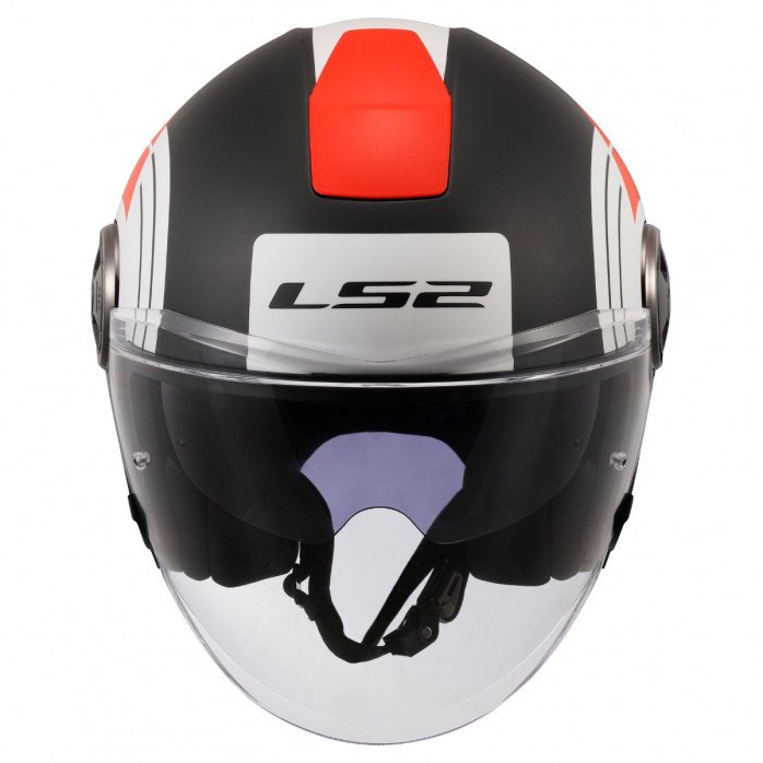 LS2 OF620 CLASSY DISKO MATT BLACK RED WHITE atviras šalmas S LS2 OF620 CLASSY DISKO MATT BLACK RED WHITE atviras šalmas S