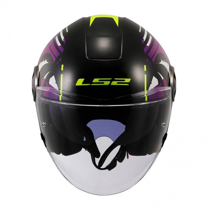LS2 OF620 CLASSY PALM BLACK atviras šalmas M LS2 OF620 CLASSY PALM BLACK atviras šalmas M