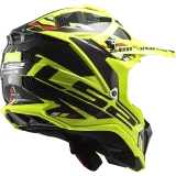 LS2 MX700 SUBVERTER STOMP ŠALMAS GELTONA XXL