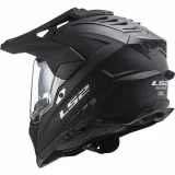 LS2 MX701 EXPLORER SOLID ŠALMAS MATINIS JUODA XL
