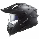 LS2 MX701 EXPLORER SOLID ŠALMAS MATINIS JUODA XL