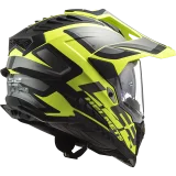 LS2 ŠALMAS MX701 EXPLORER ALTER MATINIS JUODA GELTONA L