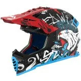 LS2 MX437 FAST II MINI STARMAW BLACK vaikiškas krosinis šalmas S