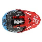 LS2 MX437 FAST II MINI STARMAW BLACK vaikiškas krosinis šalmas S