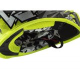 LS2 MX437 FAS EVO II MINI CRUSHER BLACK YELLOW vaikiškas krosinis šalmas M